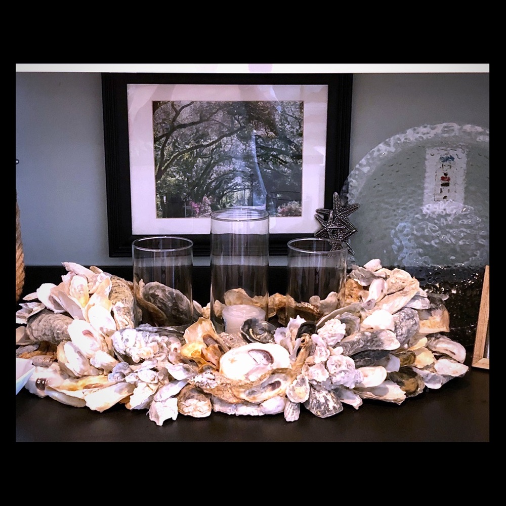 3-5 Candle Oyster Centerpiece